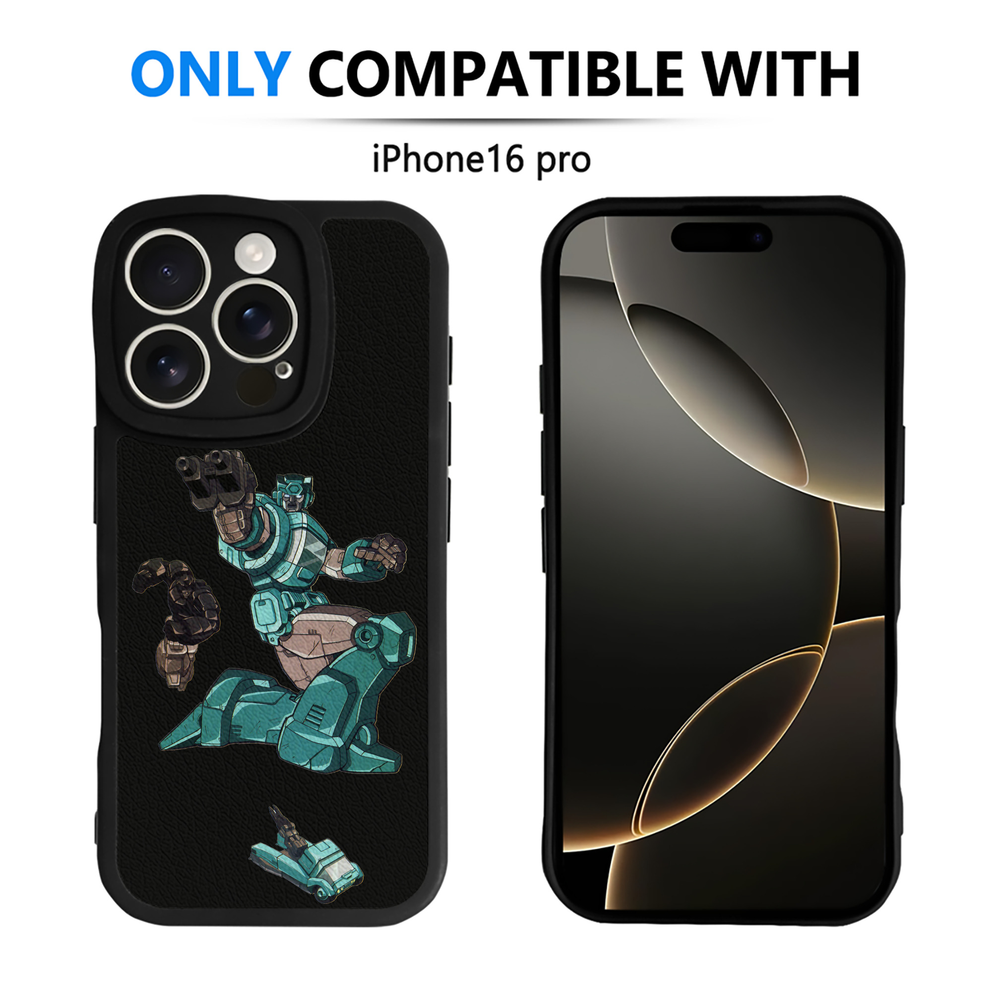 （画像用）  【iPhone 16シリーズ対応】シリコンスマホケース（レザー調） 材質：シリコン